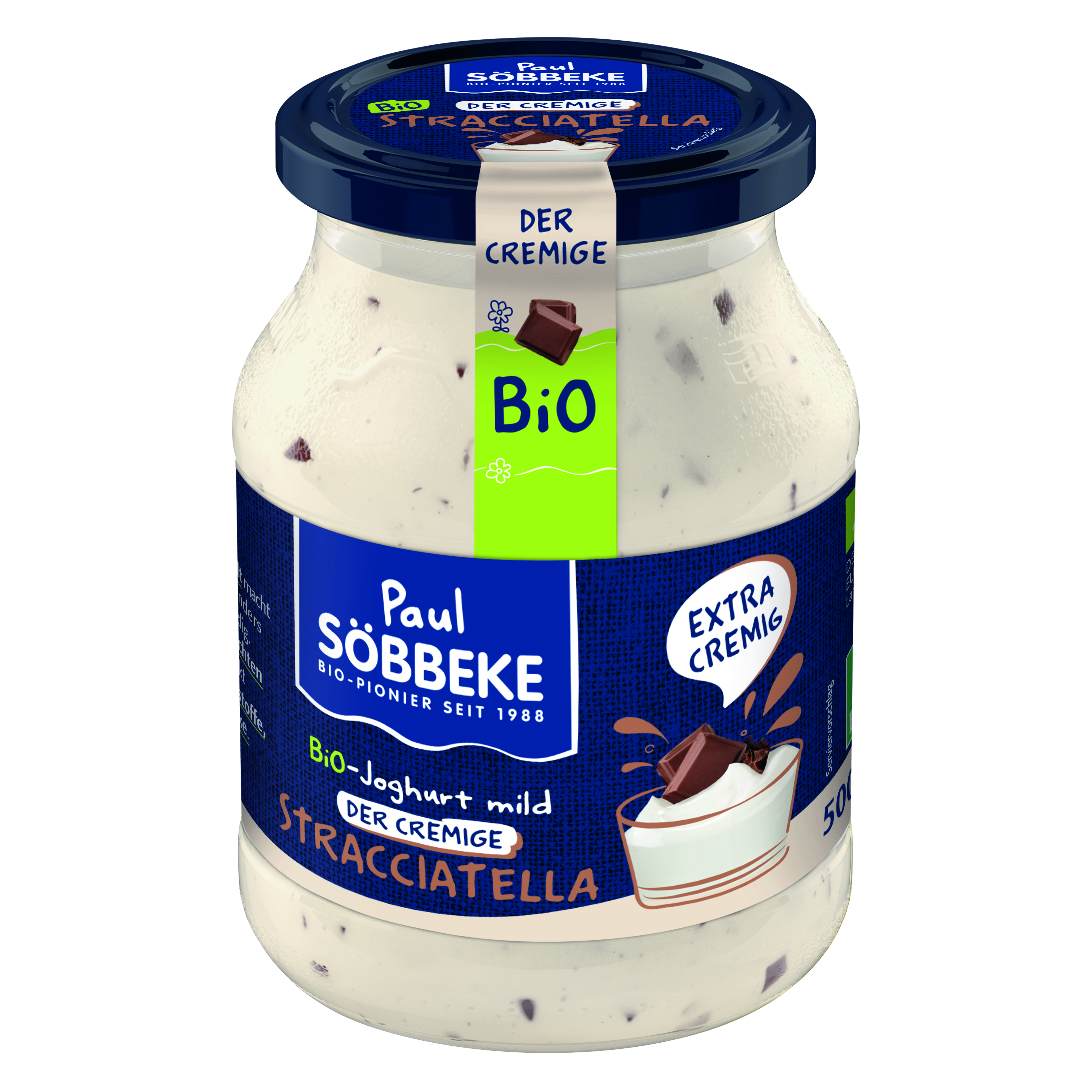 Söbbeke Yoghurt stracciatella crème 7,5% bio 500g
